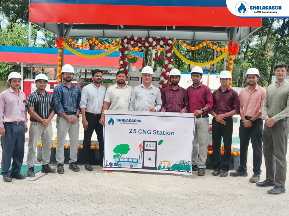 Commercialisation of 25th CNG DBS station Shalini Fuels (IOCL) in Kallara, Kottayam