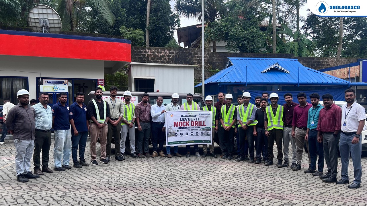 Level- II Mock drill conducted at St. Thomas Fuels, Kanakkary, Kottayam
